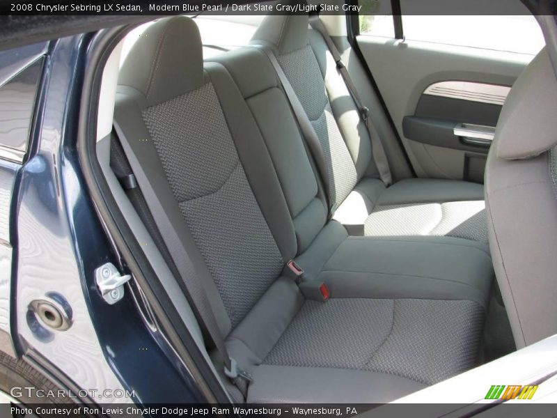Modern Blue Pearl / Dark Slate Gray/Light Slate Gray 2008 Chrysler Sebring LX Sedan
