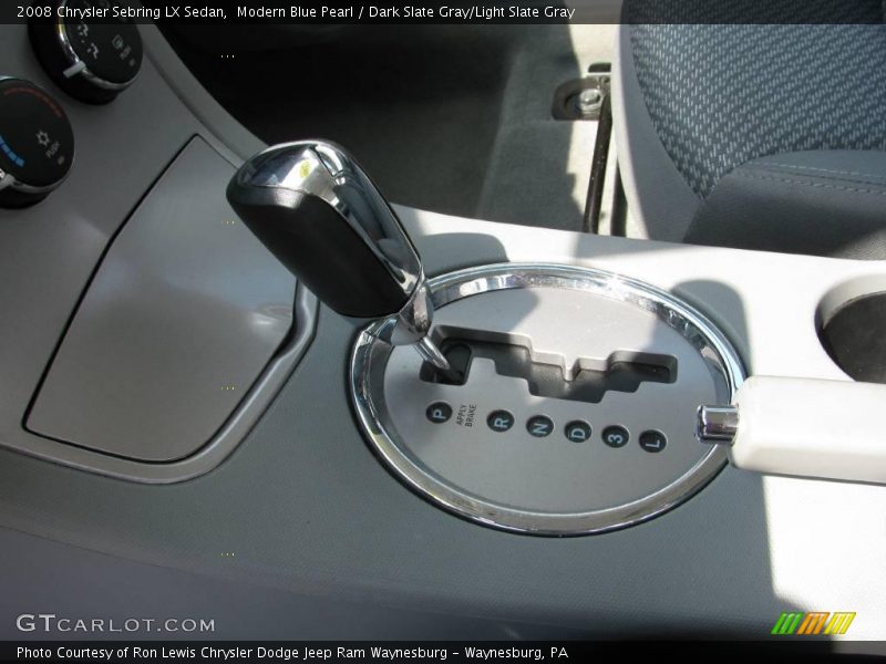 Modern Blue Pearl / Dark Slate Gray/Light Slate Gray 2008 Chrysler Sebring LX Sedan