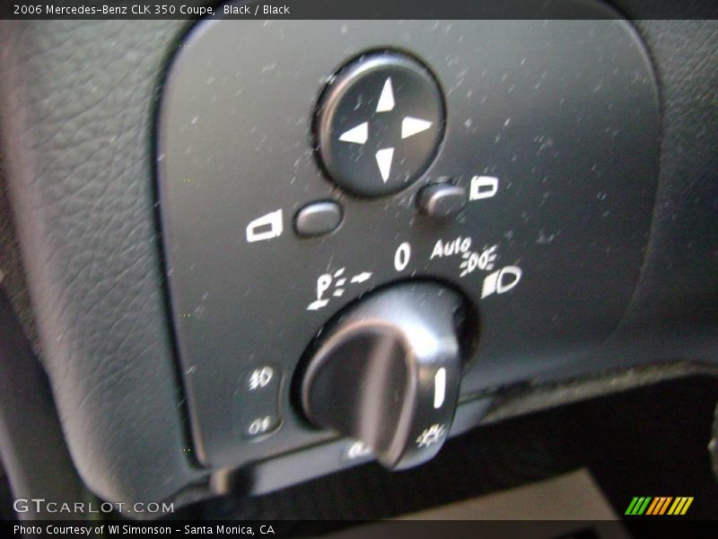 Black / Black 2006 Mercedes-Benz CLK 350 Coupe