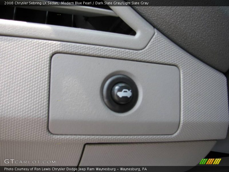 Modern Blue Pearl / Dark Slate Gray/Light Slate Gray 2008 Chrysler Sebring LX Sedan