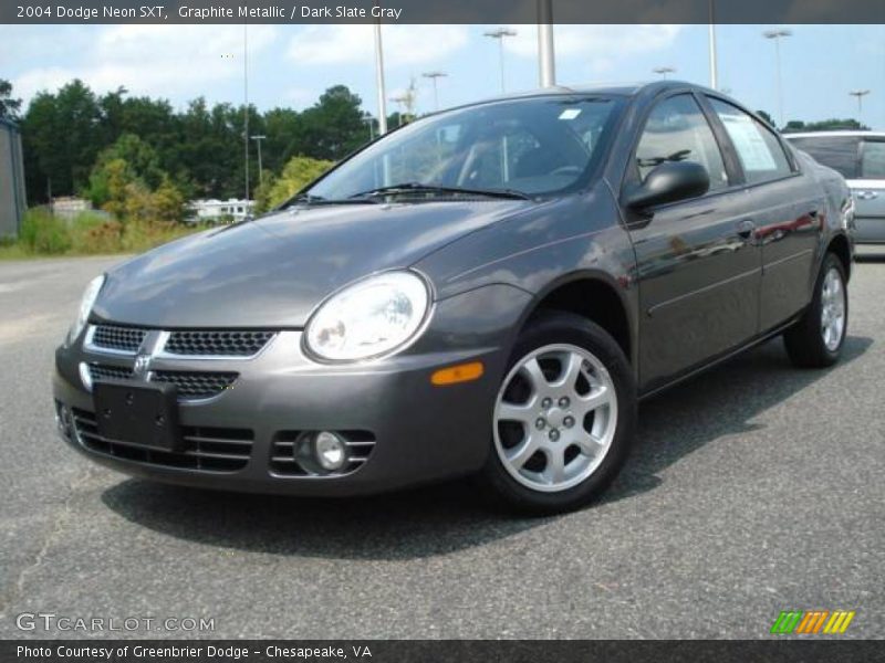 Graphite Metallic / Dark Slate Gray 2004 Dodge Neon SXT