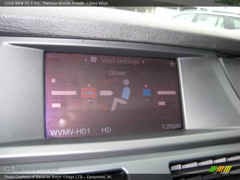 Platinum Bronze Metallic / Sand Beige 2008 BMW X5 3.0si