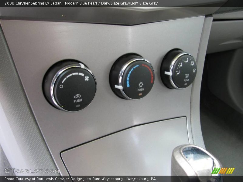 Modern Blue Pearl / Dark Slate Gray/Light Slate Gray 2008 Chrysler Sebring LX Sedan
