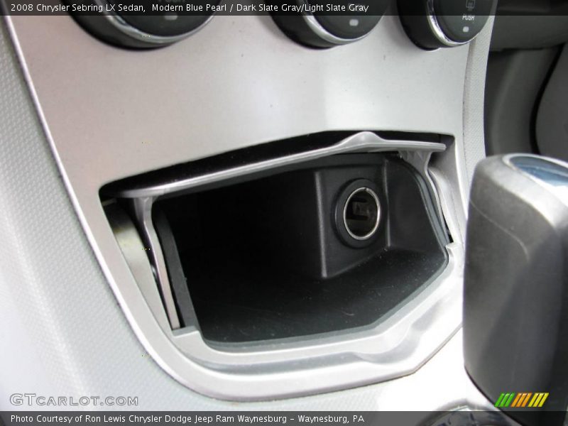 Modern Blue Pearl / Dark Slate Gray/Light Slate Gray 2008 Chrysler Sebring LX Sedan
