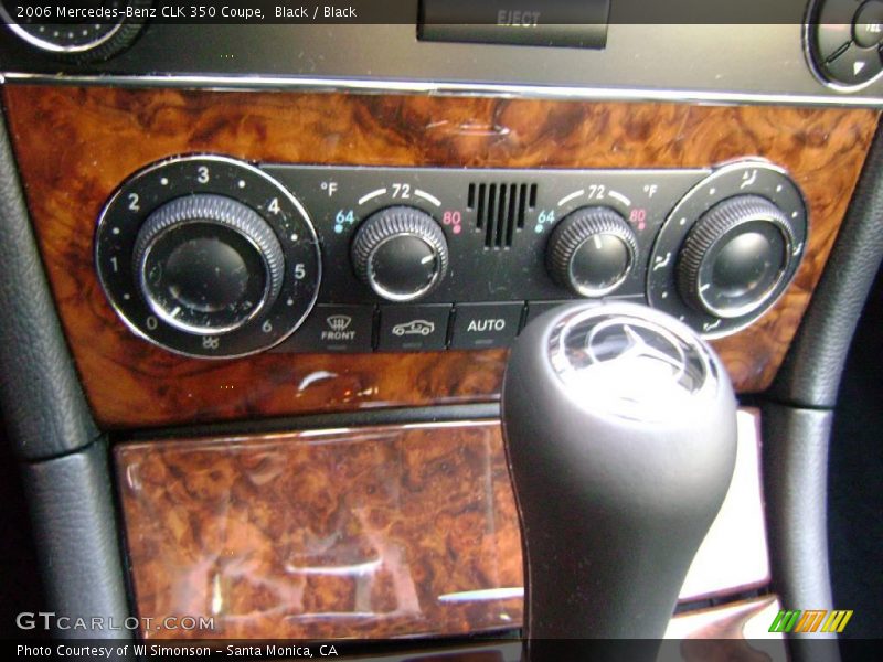 Black / Black 2006 Mercedes-Benz CLK 350 Coupe