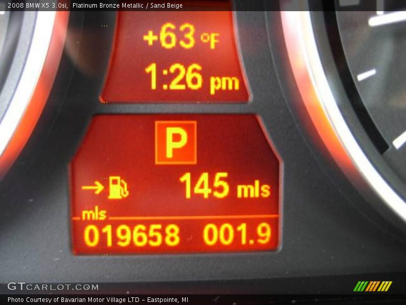 Platinum Bronze Metallic / Sand Beige 2008 BMW X5 3.0si