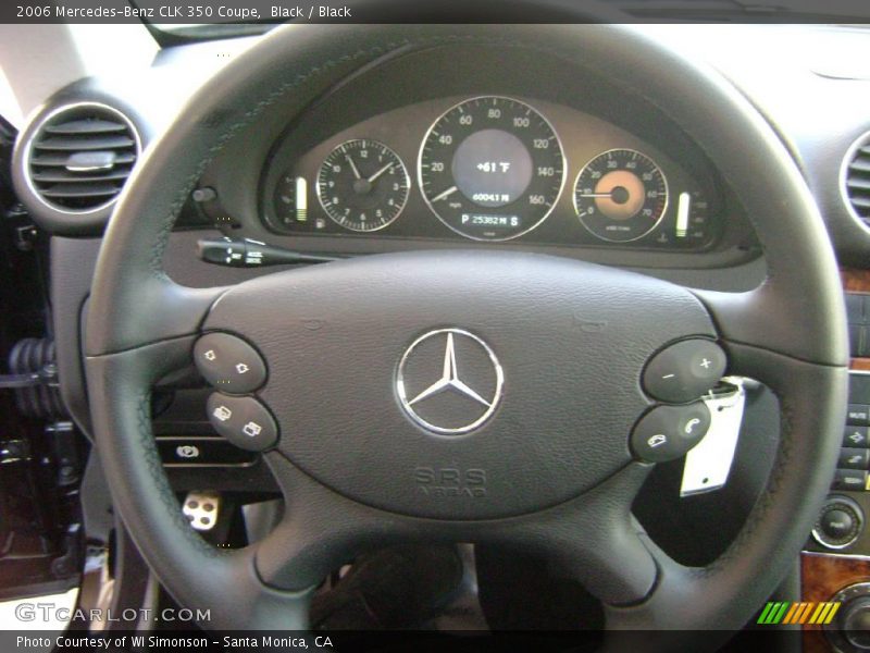 Black / Black 2006 Mercedes-Benz CLK 350 Coupe