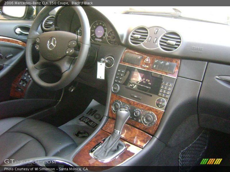 Black / Black 2006 Mercedes-Benz CLK 350 Coupe