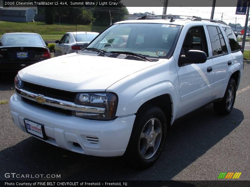 Summit White / Light Gray 2006 Chevrolet TrailBlazer LS 4x4