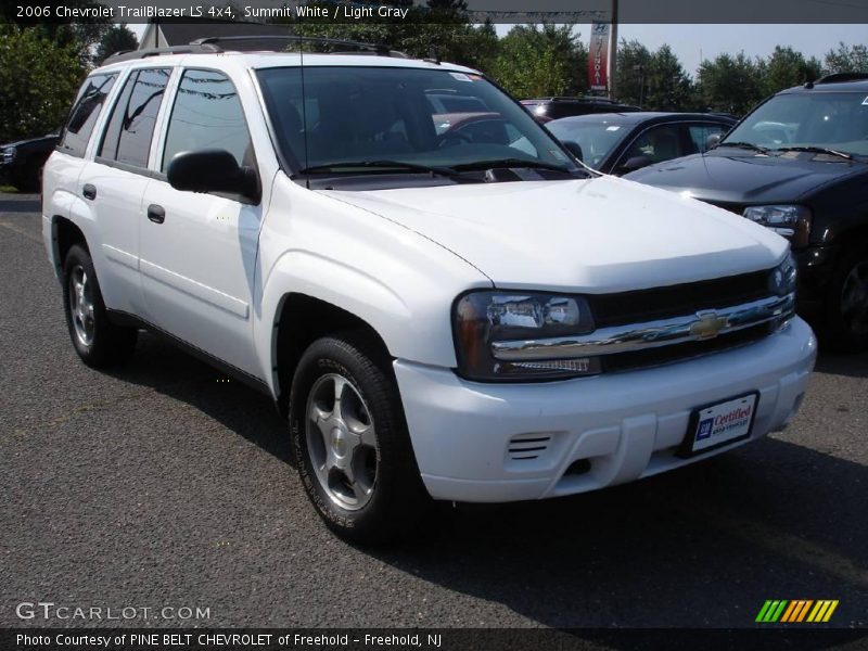 Summit White / Light Gray 2006 Chevrolet TrailBlazer LS 4x4