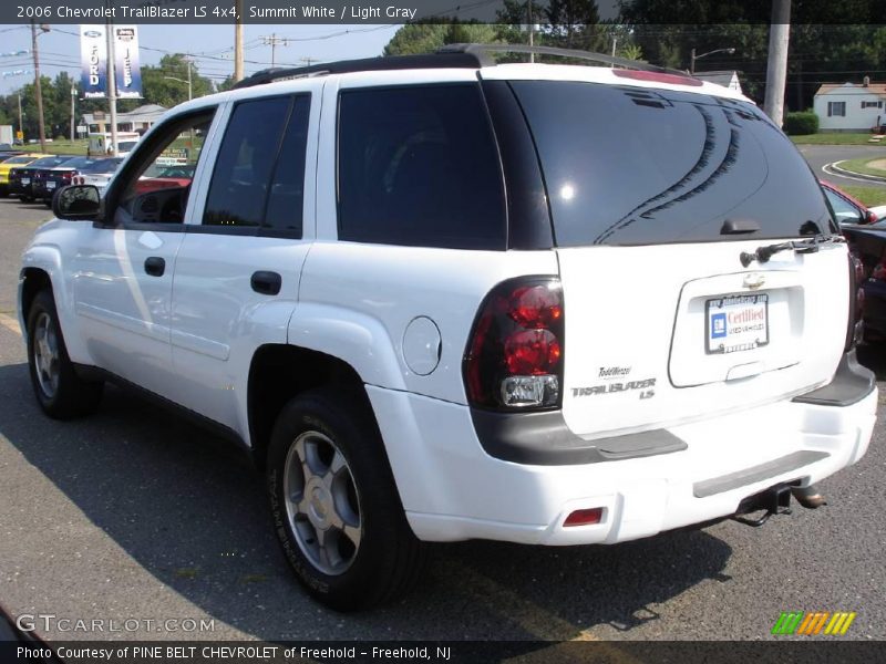Summit White / Light Gray 2006 Chevrolet TrailBlazer LS 4x4