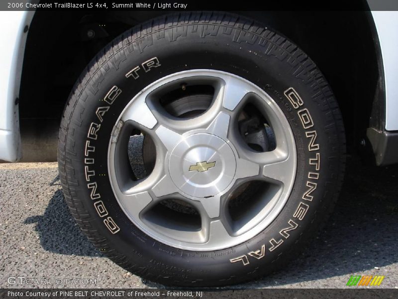 Summit White / Light Gray 2006 Chevrolet TrailBlazer LS 4x4