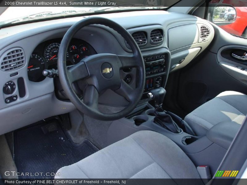 Summit White / Light Gray 2006 Chevrolet TrailBlazer LS 4x4