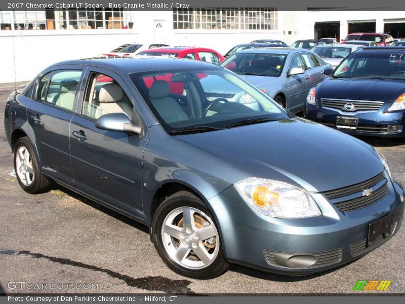Blue Granite Metallic / Gray 2007 Chevrolet Cobalt LT Sedan