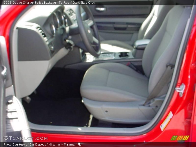 TorRed / Dark Slate Gray 2008 Dodge Charger Police Package
