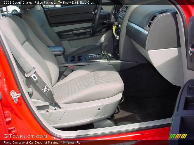 TorRed / Dark Slate Gray 2008 Dodge Charger Police Package