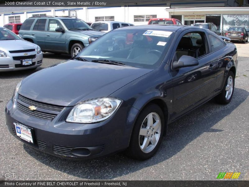 Slate Metallic / Ebony 2008 Chevrolet Cobalt LT Coupe