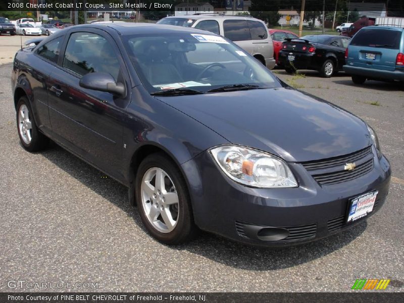 Slate Metallic / Ebony 2008 Chevrolet Cobalt LT Coupe