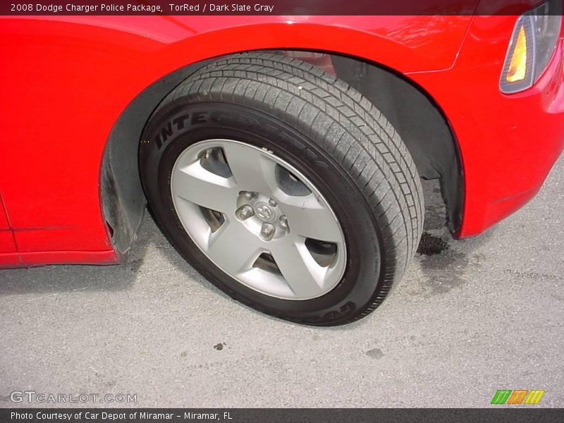 TorRed / Dark Slate Gray 2008 Dodge Charger Police Package