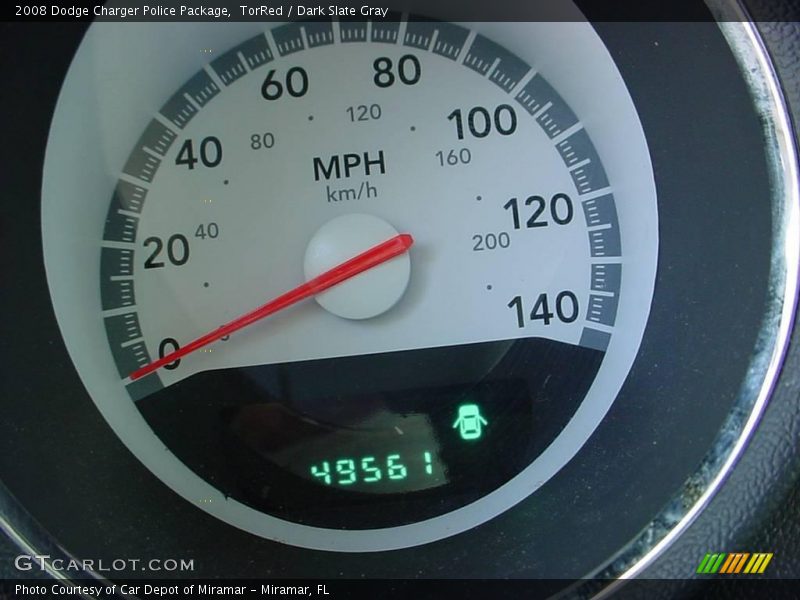 TorRed / Dark Slate Gray 2008 Dodge Charger Police Package