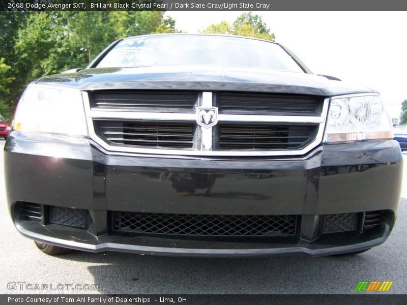 Brilliant Black Crystal Pearl / Dark Slate Gray/Light Slate Gray 2008 Dodge Avenger SXT