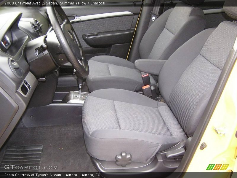 Summer Yellow / Charcoal 2008 Chevrolet Aveo LS Sedan