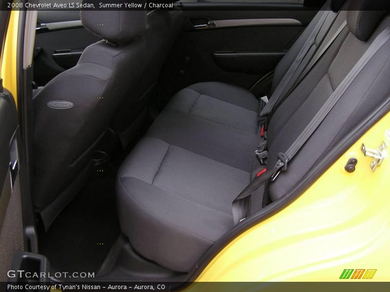 Summer Yellow / Charcoal 2008 Chevrolet Aveo LS Sedan