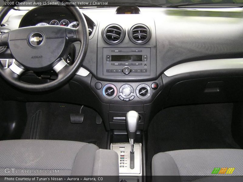 Summer Yellow / Charcoal 2008 Chevrolet Aveo LS Sedan