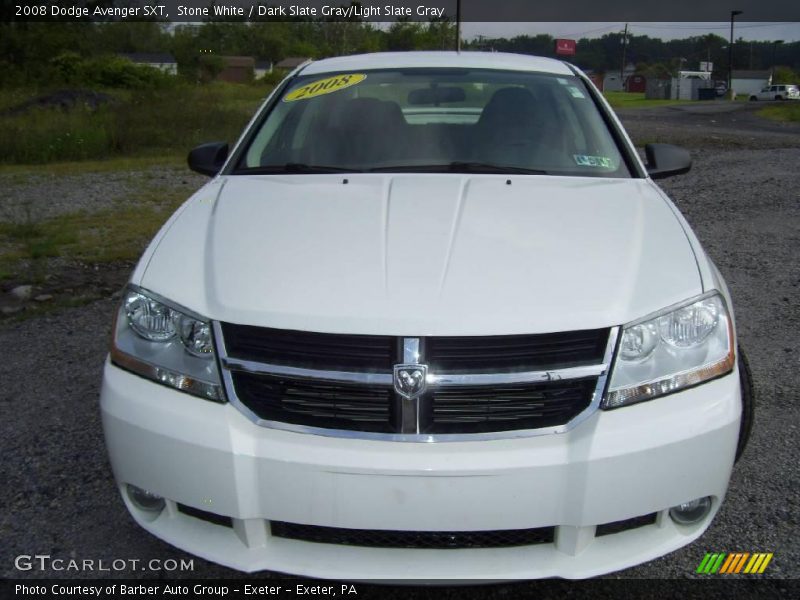 Stone White / Dark Slate Gray/Light Slate Gray 2008 Dodge Avenger SXT