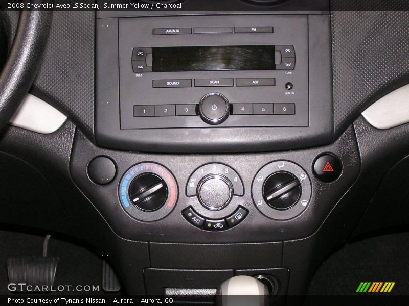 Summer Yellow / Charcoal 2008 Chevrolet Aveo LS Sedan