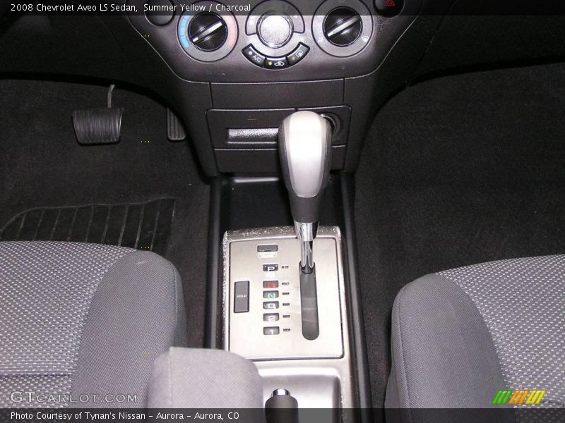 Summer Yellow / Charcoal 2008 Chevrolet Aveo LS Sedan