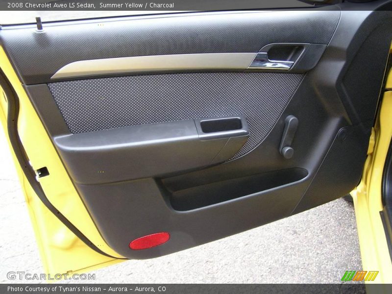 Summer Yellow / Charcoal 2008 Chevrolet Aveo LS Sedan