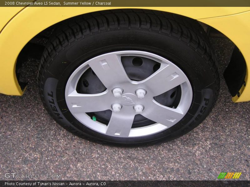 Summer Yellow / Charcoal 2008 Chevrolet Aveo LS Sedan