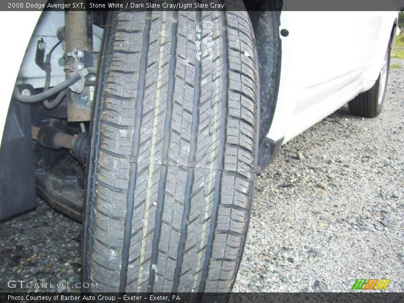 Stone White / Dark Slate Gray/Light Slate Gray 2008 Dodge Avenger SXT