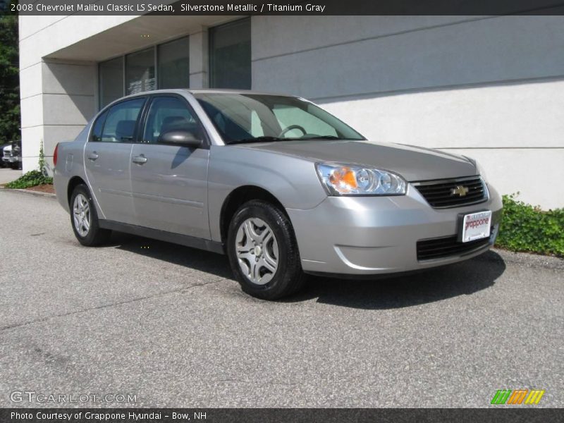 Silverstone Metallic / Titanium Gray 2008 Chevrolet Malibu Classic LS Sedan