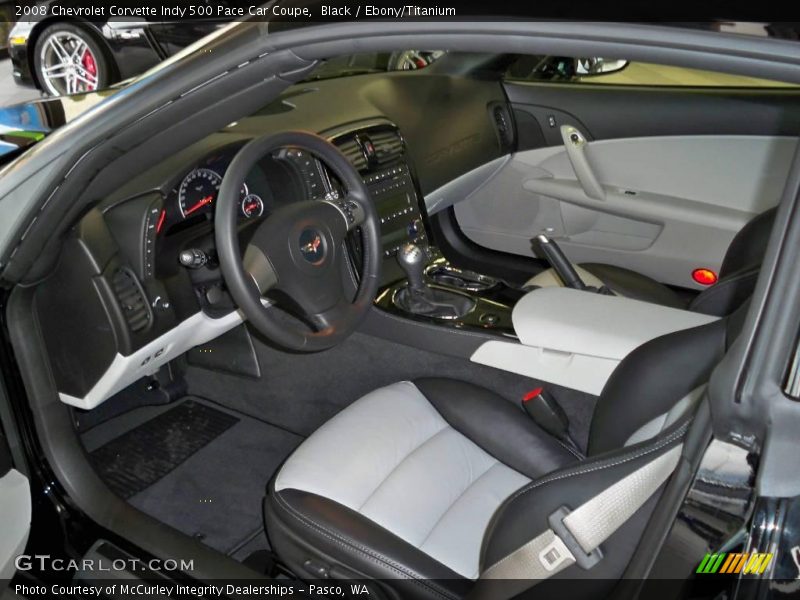 Black / Ebony/Titanium 2008 Chevrolet Corvette Indy 500 Pace Car Coupe