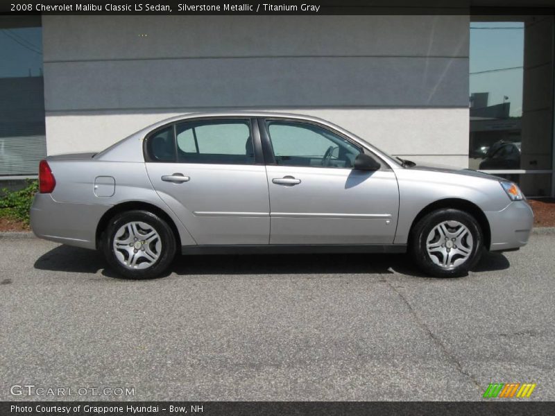 Silverstone Metallic / Titanium Gray 2008 Chevrolet Malibu Classic LS Sedan