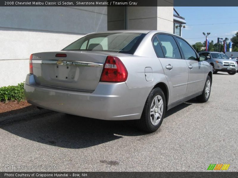 Silverstone Metallic / Titanium Gray 2008 Chevrolet Malibu Classic LS Sedan