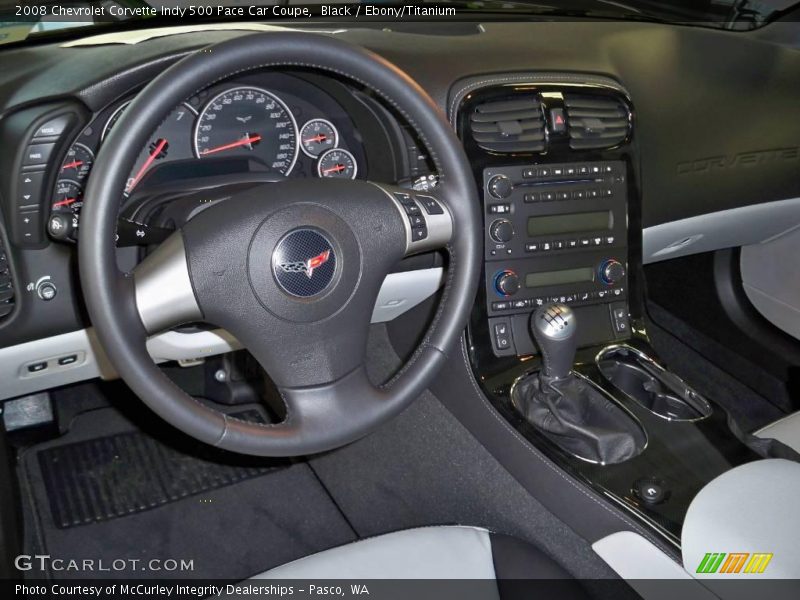 Black / Ebony/Titanium 2008 Chevrolet Corvette Indy 500 Pace Car Coupe