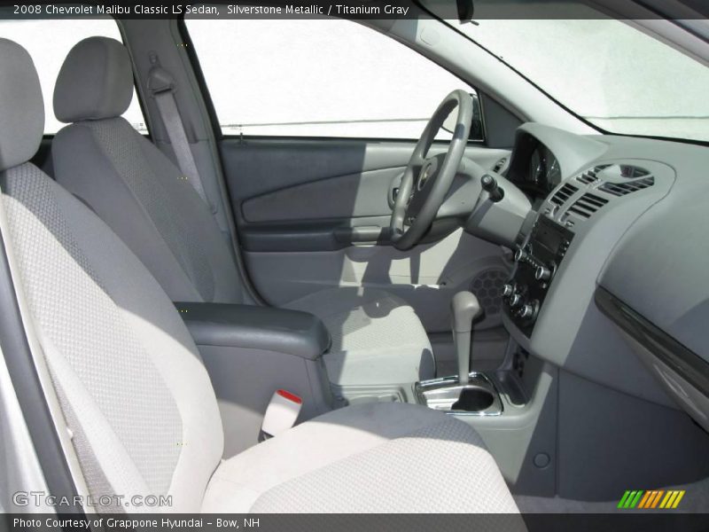 Silverstone Metallic / Titanium Gray 2008 Chevrolet Malibu Classic LS Sedan