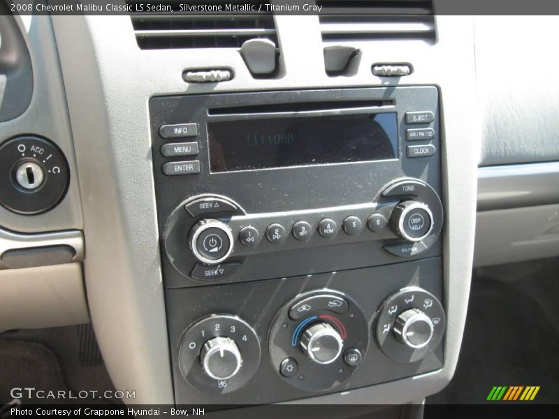 Silverstone Metallic / Titanium Gray 2008 Chevrolet Malibu Classic LS Sedan