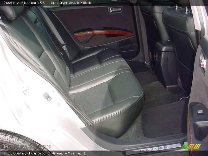 Liquid Silver Metallic / Black 2006 Nissan Maxima 3.5 SL
