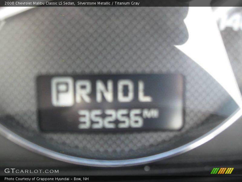 Silverstone Metallic / Titanium Gray 2008 Chevrolet Malibu Classic LS Sedan