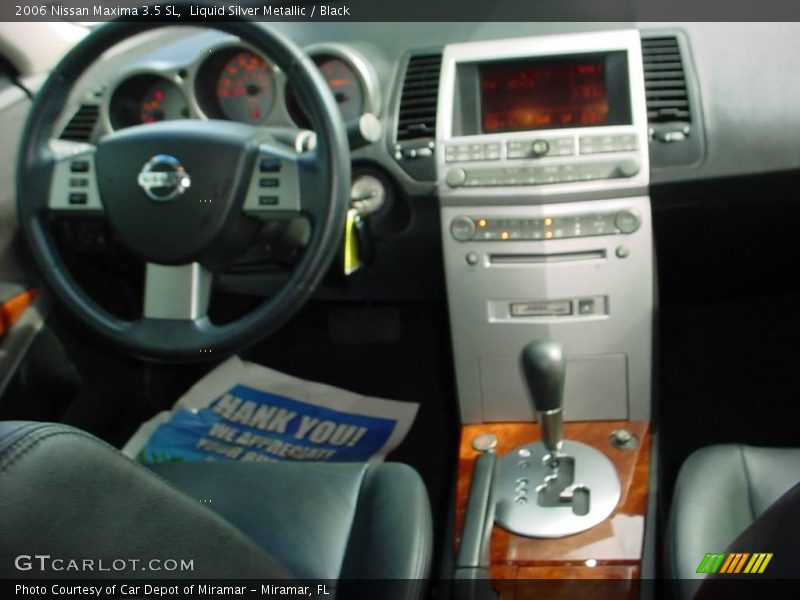 Liquid Silver Metallic / Black 2006 Nissan Maxima 3.5 SL