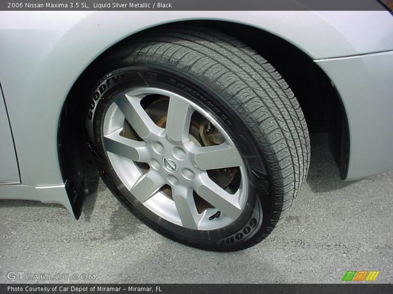 Liquid Silver Metallic / Black 2006 Nissan Maxima 3.5 SL
