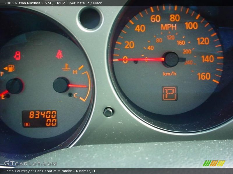 Liquid Silver Metallic / Black 2006 Nissan Maxima 3.5 SL