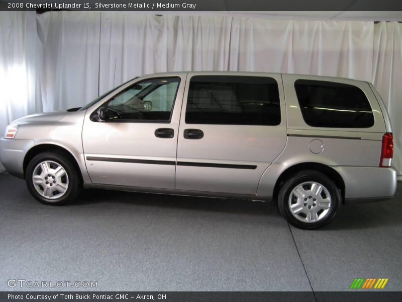 Silverstone Metallic / Medium Gray 2008 Chevrolet Uplander LS