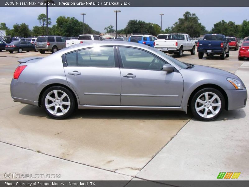 Precision Gray Metallic / Charcoal Black 2008 Nissan Maxima 3.5 SL