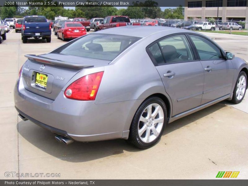 Precision Gray Metallic / Charcoal Black 2008 Nissan Maxima 3.5 SL