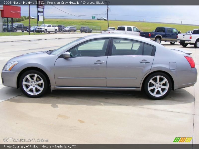 Precision Gray Metallic / Charcoal Black 2008 Nissan Maxima 3.5 SL